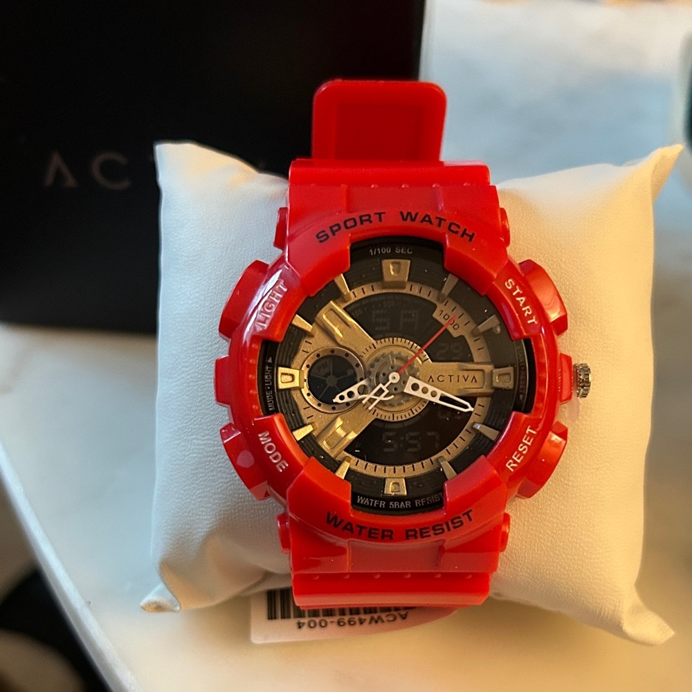 Activa Pixel‎ X Invicta digital tactical Men’s watch 50 MM Red iron ACW499-004